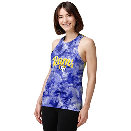 Camiseta sin mangas NFL de mujer con estampado tie-dye cómodo L 2