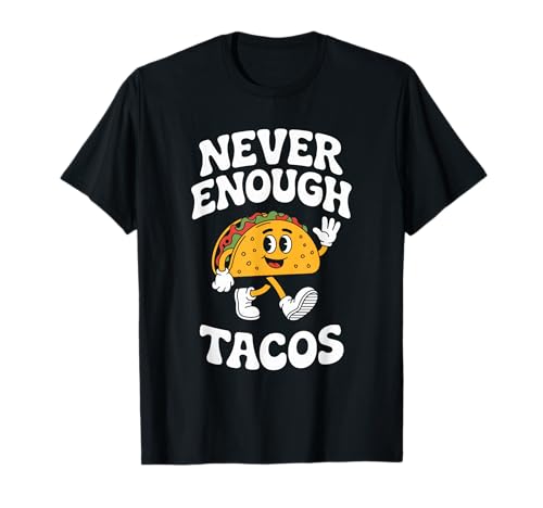 Tacos Divertidos o Tacos Retro Camiseta