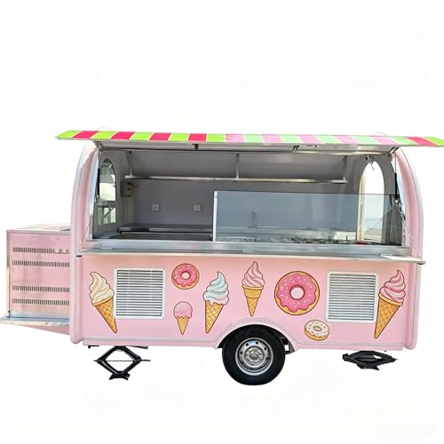 Fully Customizable Empty Food Trailer with Adjustable Layout, Doors, Windows,