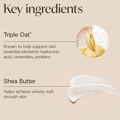 Image of Aveeno Skin Relief Moisturizing Lotion, Fragrance-Free, 8 oz | Triple Oat & Shea Butter Formula, Fast-Absorbing, Non-Comedogenic, Very Dry Sensitive Skin