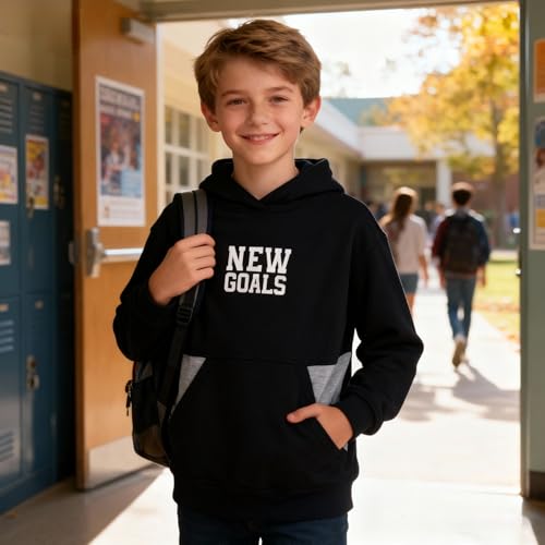 Sweatshirt garçon à capuche idéal pour les sorties d'automne décontractées - 5