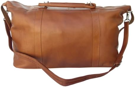 Piel Leather Large Carry-On Satchel, Saddle, One Size