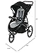 Graco FastAction Jogger LX Stroller - Drive, Convenient One-Hand Fold, ICS Compatible, Ideal for Parents on the Go