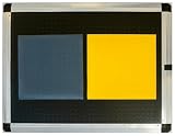 Tappeto sensibile di sicurezza con profili sciolti (Nero, 500x1000 mm)