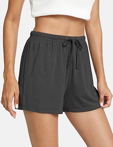 Image of GYS Women's Bamboo Viscose Cooling High Waisted Pajama Shorts