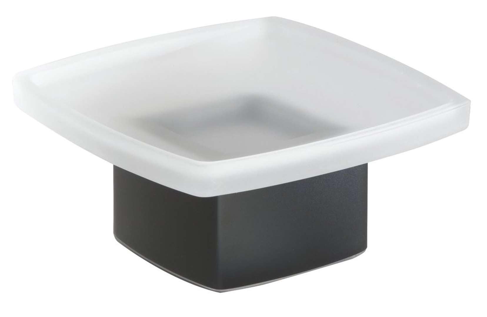 Porte-savon laiton noir Gedy Lounge idéal pour moderniser votre vasque