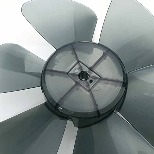 Zaldita Plastic Fan Blade Replacement For Standing Pedestal Fan Table Fanner General Accessories With Nut Cover Black A 10 Inch #TOP4