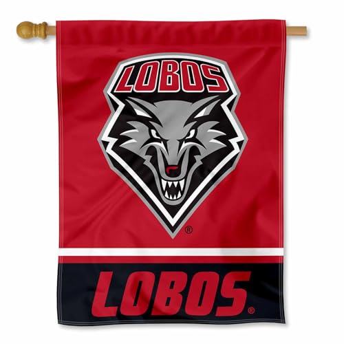 New Mexico Lobos Wordmark Logo House Flag Banner