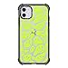 CASETiFY Ultra Impact Case for iPhone 11 - Acid Smiles Neon Green - Clear Black