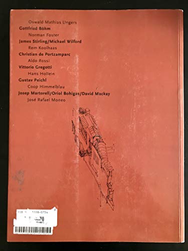 Contemporary Europe Architects 3822807540 Book Cover