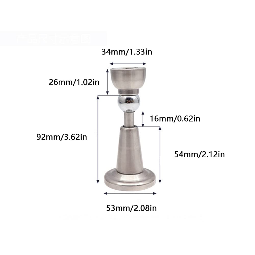 Butée De Porte Magnétique, Loquet De Porte Magnétique Avec Absorption Des Chocs Hydrauliques, Acier Inoxydable Robuste, Support De Porte Magnétique Pour Maintenir La Porte Ouverte, Butée De Porte