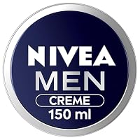 NIVEA MEN Creme 150 ml, Crema idratante multiuso per viso, corpo e mani, Crema uomo con Vitamina E e Aloe Vera, Assorbimento rapido, Uso quotidiano, Skincare uomo per tutti i tipi di pelle