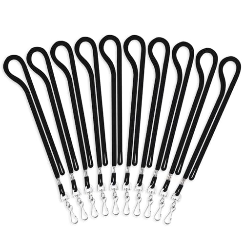 Mifflin MF-LAN250 Schwarze Schlüsselbänder mit J-Haken