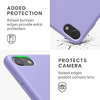 kwmobile Handyhülle für Apple iPhone SE (2022/2020) / iPhone 8/7 Hülle - Case Silikon - Kabelloses Laden - Schutzhülle Cover in Lavendel – Ansicht 3