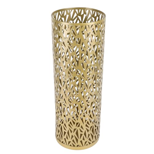 Nurnesy Porte-parapluie en métal - Sur pied - Pour l'entrée - Rond creux - Organiseur pour la maison, l'hôtel, le bureau - Taille M