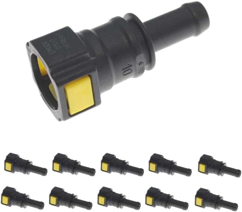 1 2 5 10 ID10 20805109 Fuel Line Hose Coupler Quick Release Connector Compatible with Various Models Including T Series Vehicles(5PCS)