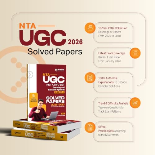 Image of Arihant NTA UGC NET /JRF /SET Paper 1 | Teaching & Research Aptitude (Compulsory)| Complete Theory + Unitwise Practice MCQs | Solved Papers (2010-2025) & 5 Practice Sets & 100% Explanations