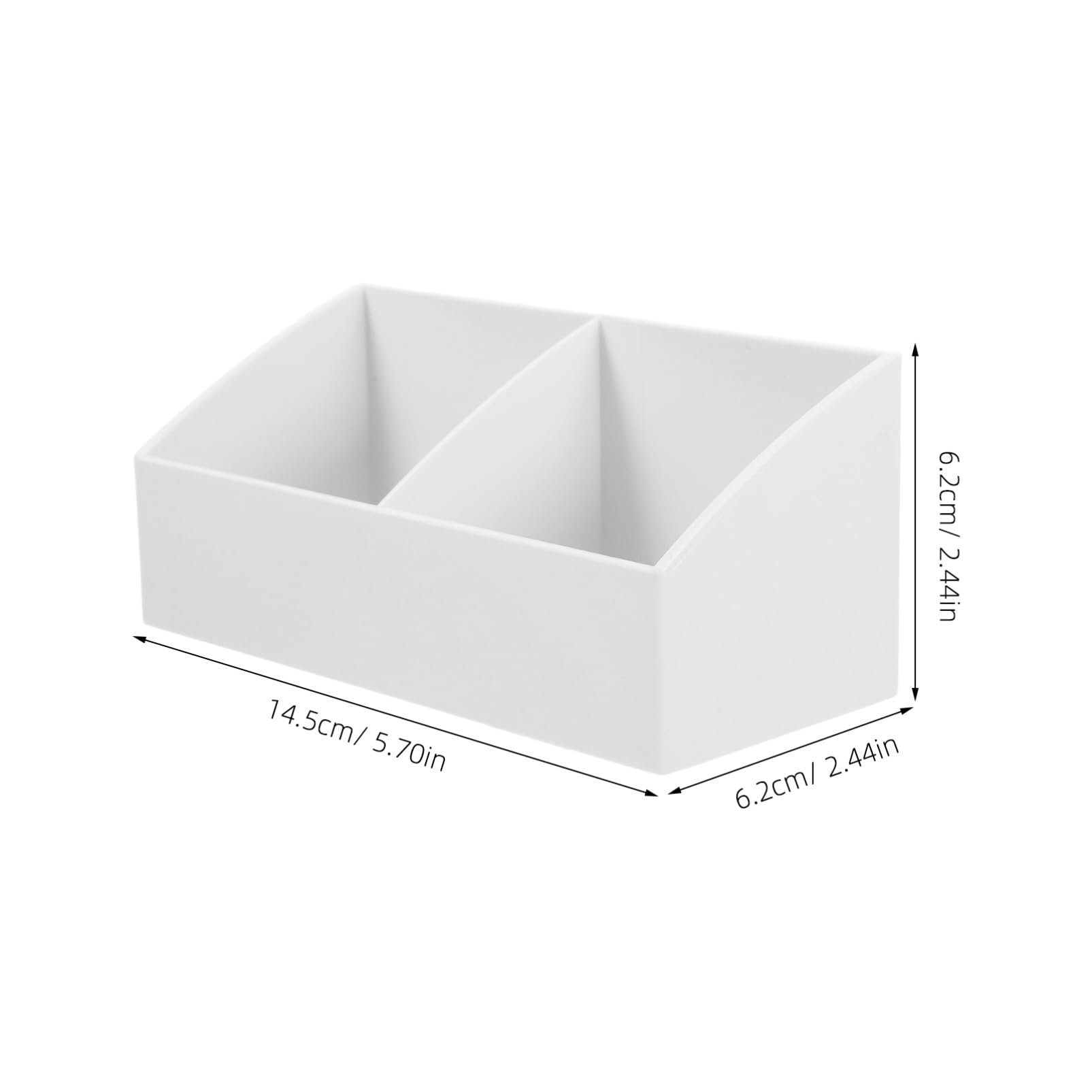 MUCKLILY Tea Packet Storage Box Plastic Tea Bag Organizer with Compartments for Sugar Coffee Tea for Kitchen Countertop Home Office Coffee Bars Space Saving Design