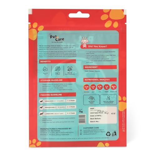 Image of Chicken Slices Dog Treats, 75g Chicken | Vitamin Enriched | All Breed and Sizes