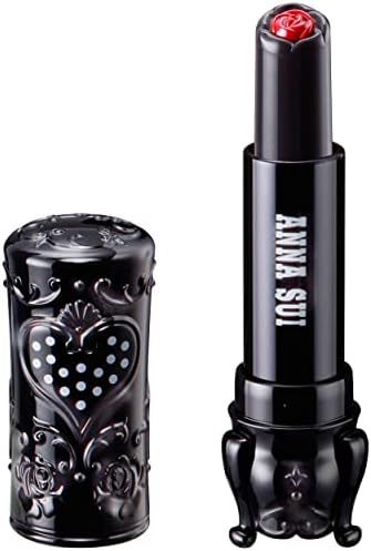 ANNA SUI Black Rouge - Pink Red Color Changing Lip Color - Tinted Lipstick with Rose Scent - 0.14 oz.