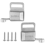 EVRBUL Pair of Upgraded Aluminum Door Arm Rest Brackets Compatible with 2003-2007 Chevy Silverado Avalanche Tahoe GMC Sierra, Driver and Passenger Side Car Door Arm Rest Switch Panel Clip Repair Kit