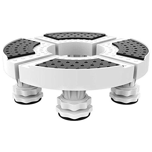 Möbel-Zubehör Rund Mobile Base Heavy Duty Multifunktional und einstellbare Möbelträger mit Riemenscheiben for Waschmaschine Kühlschrank