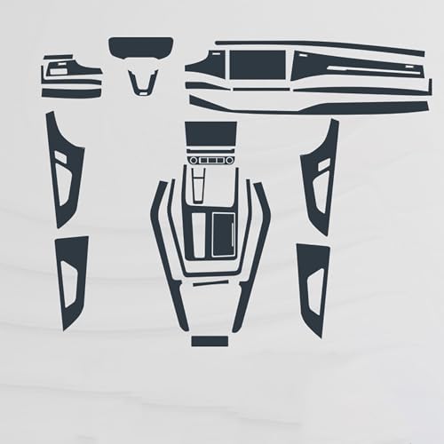 LeLeD para Audi Q8 Interior Film película Interior de Pantalla de Control Central protección Accesorios de Coche.