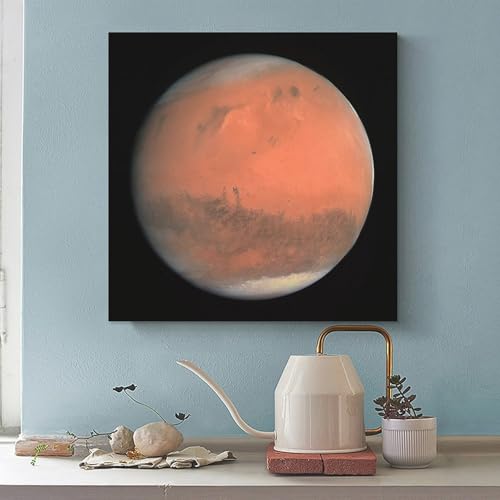 Toile Mars déco de chambre : ambiance moderne et épurée 30x30 cm