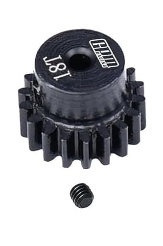 GPM Racing 40Cr Steel Pinion Gear 18T 0.5M 2mm Shaft For LOSI 1/24 Micro-B 2WD Buggy RTR-LOS00007 Upgrade Parts