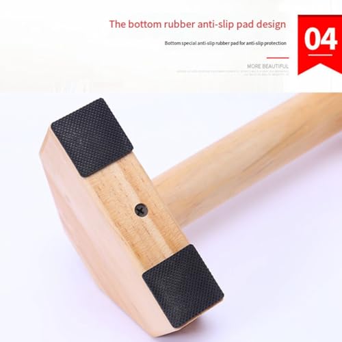 Push-up stand en bois pour la force de poussée et l'amplitude des pompes