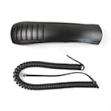 The VoIP Lounge Handset with Curly Cord with Long Lead for Mitel 5300 Series IP Phones 5304 5312 5320 5320e 5324 5330 5330e 5340 5340e and 5360