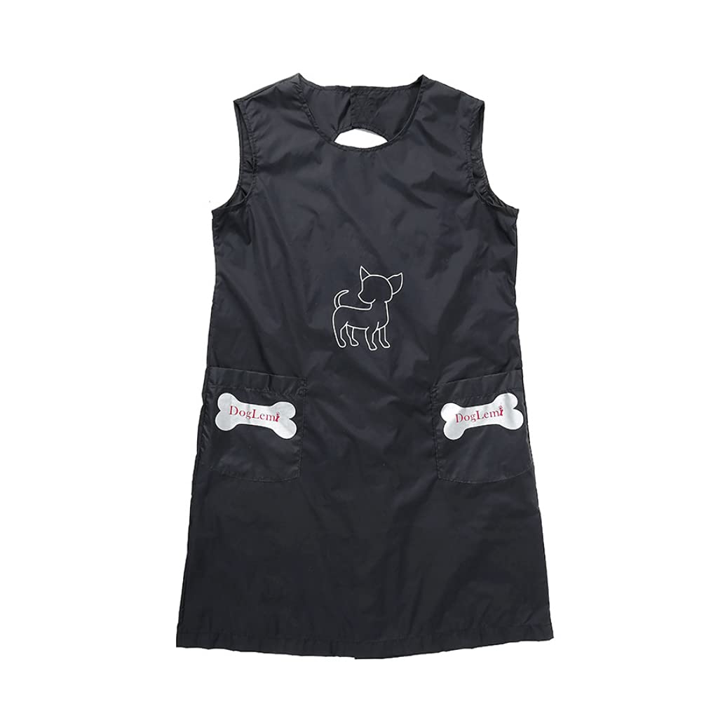 NEWFT Dog Grooming Work Clothes Apron Anti-Static Waterproof Groomer Smock L Size Anti-Static Professional Work