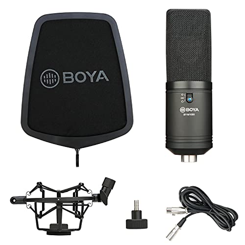 BOYA BY-M1000 コンデンサーマイク Amazon.co.jp: BOYA BY-M1000 Professional Large Microphone