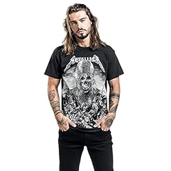 Générique Metallica Templar Homme T-Shirt Manches Courtes Noir Regular/Coupe Standard - Les Beatles, Paul McCartney, John Lennon, RIngo Starr, George Harrison Générique Metallica Templar Homme T-Shirt Manches Courtes Noir Regular/Coupe Standard – Image 5