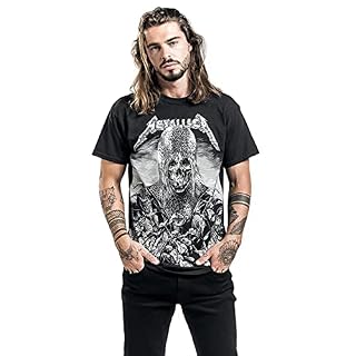 Générique Metallica Templar Homme T-Shirt Manches Courtes Noir Regular/Coupe Standard - Les Beatles, Paul McCartney, John Lennon, RIngo Starr, George Harrison Générique Metallica Templar Homme T-Shirt Manches Courtes Noir Regular/Coupe Standard – Image 5