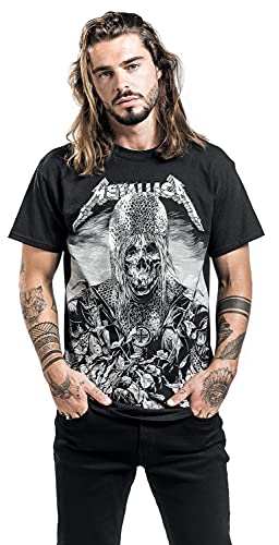 Générique Metallica Templar Homme T-Shirt Manches Courtes Noir Regular/Coupe Standard - Les Beatles, Paul McCartney, John Lennon, RIngo Starr, George Harrison Générique Metallica Templar Homme T-Shirt Manches Courtes Noir Regular/Coupe Standard – Image 6