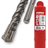 - Elevada potencia y vida útil: la broca para hormigón armado tiene un cabezal de metal duro con 4 filos. Garantiza un rendimiento y una vida útil excepcionalmente elevadas al perforar en hormigón armado. Broca para piedra de 25 mm con geometría inteligente y calidad hasta el detalle para una mayor durabilidad.