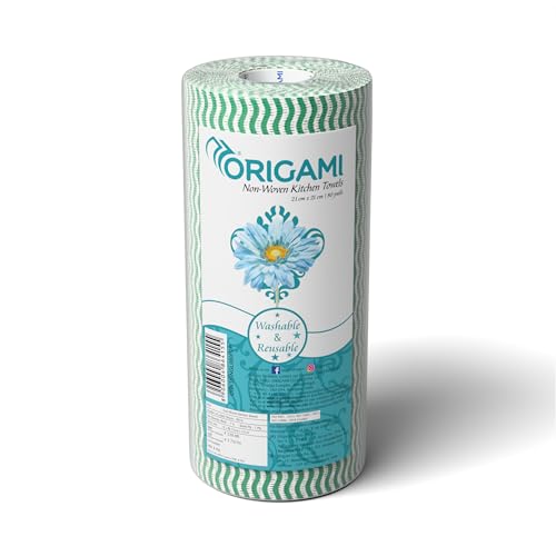 Origami Non-Woven Kitchen Towel | Pack of 1 | 80 Counts Each