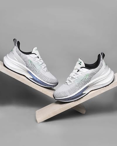 Image of ABROS Sports Shoes for Men's Upper Mesh with ETPU Sole Lace-Ups Comfortable Lightweight Shoes