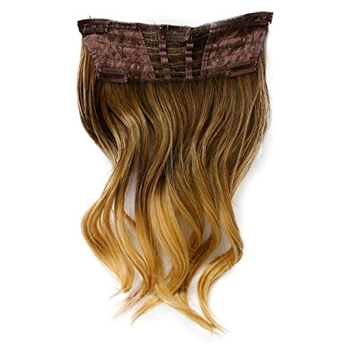 Aplique de cabelo Ombre Extension Hairdo 40cm Caramelo
