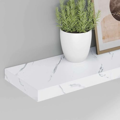 Étagère murale marbre blanc pour libérer l'espace au sol avec style - 6