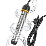 Portable Immersion Water Heater 2000W Upgraded Stainless Steel with (1PC)