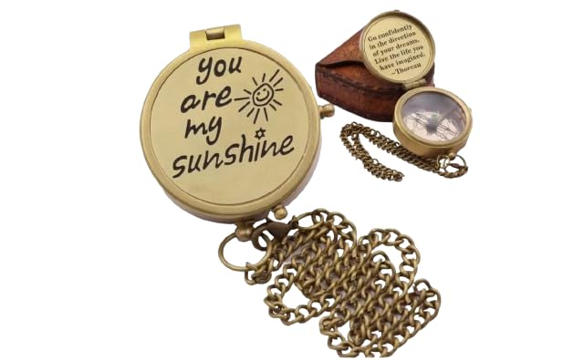 Brass Compass Quote Engraved Compass for Camping, Travelling Gift, Best Gift for Your Loved One, Best Compass for Hiking & Travelling-picture-20