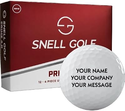 Snell Golf Prime 4.0 Personalized Golf Balls
