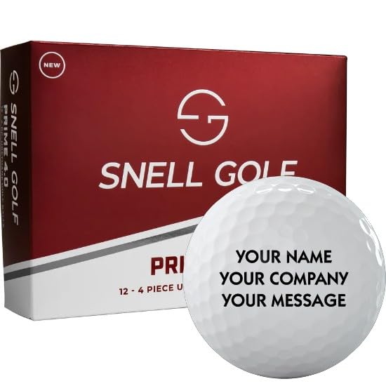 Snell Golf Prime 4.0 Personalized Golf Balls