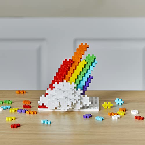 Plus Plus - Open Play Tube - 240 Piece Rainbow Mix - Construction Building Stem/Steam Toy, Interlocking Mini Puzzle Blocks For Kids #TOP1