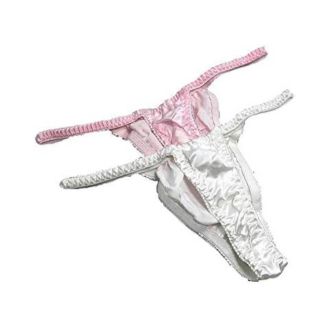 NWT Lot 2 Pairs 100% Soft Silk Brief Women Thong Panties[USL,PACKC] Cover
