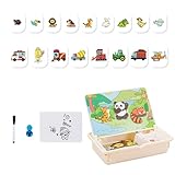 Favorise la coordination : ce jeu de puzzle magnétique inspire l'imagination spatiale et la pensée logique grâce à un jeu de module magnétique interactif qui améliore de manière ludique la coordination œil-main dans un environnement d'apprentissage créatif et le développe durablement