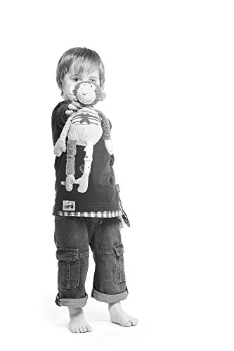 SIGIKID 38218 Äffchen Patchwork Sweety Mädchen und Jungen Kuscheltier empfohlen ab Geburt mehrfarbig – Bild 3