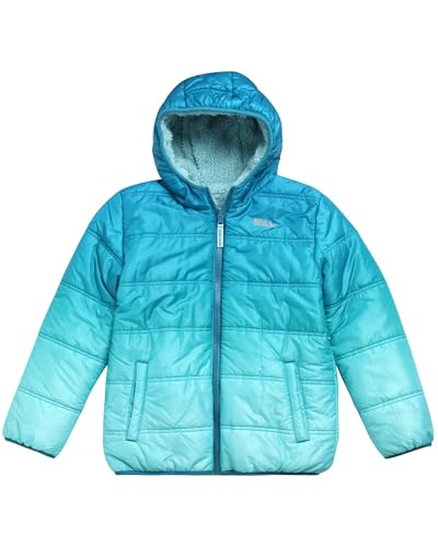 Image of Eddie Bauer Boys' Reversible Jacket - Waterproof Lightweight Fleece Lined Hooded Puffer Coat - Boys Outerwear Jacket (5-20)